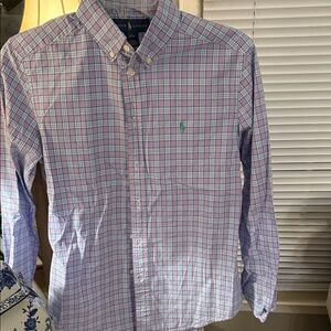 Ralph Lauren Boy’s Pink and Purple Plaid Shirt